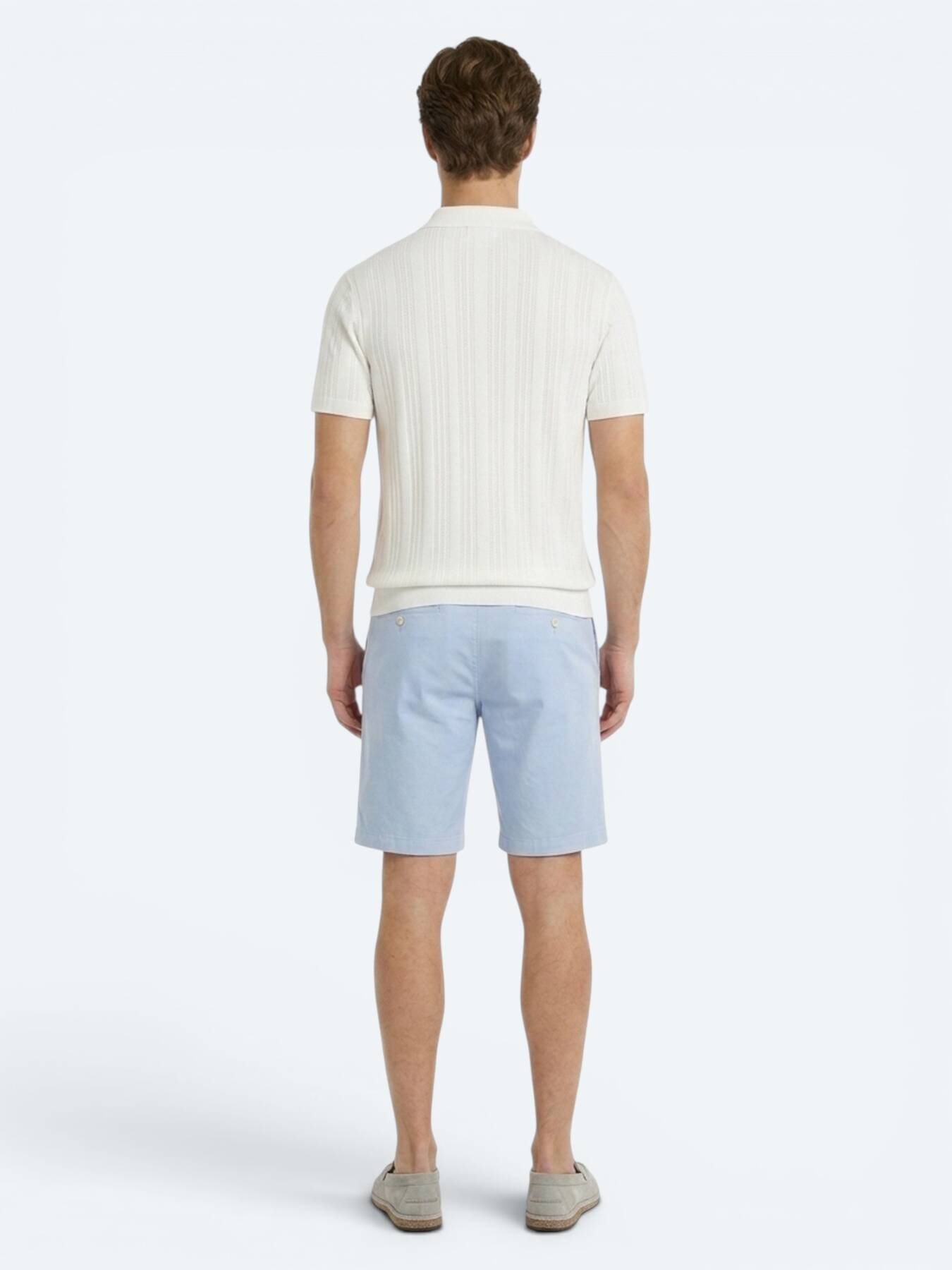 Bej Çizgili %100 Pamuk T-shirt