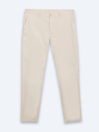 Bej Dokuma Jogging Fit Casual Pamuk Karışımlı Pantolon