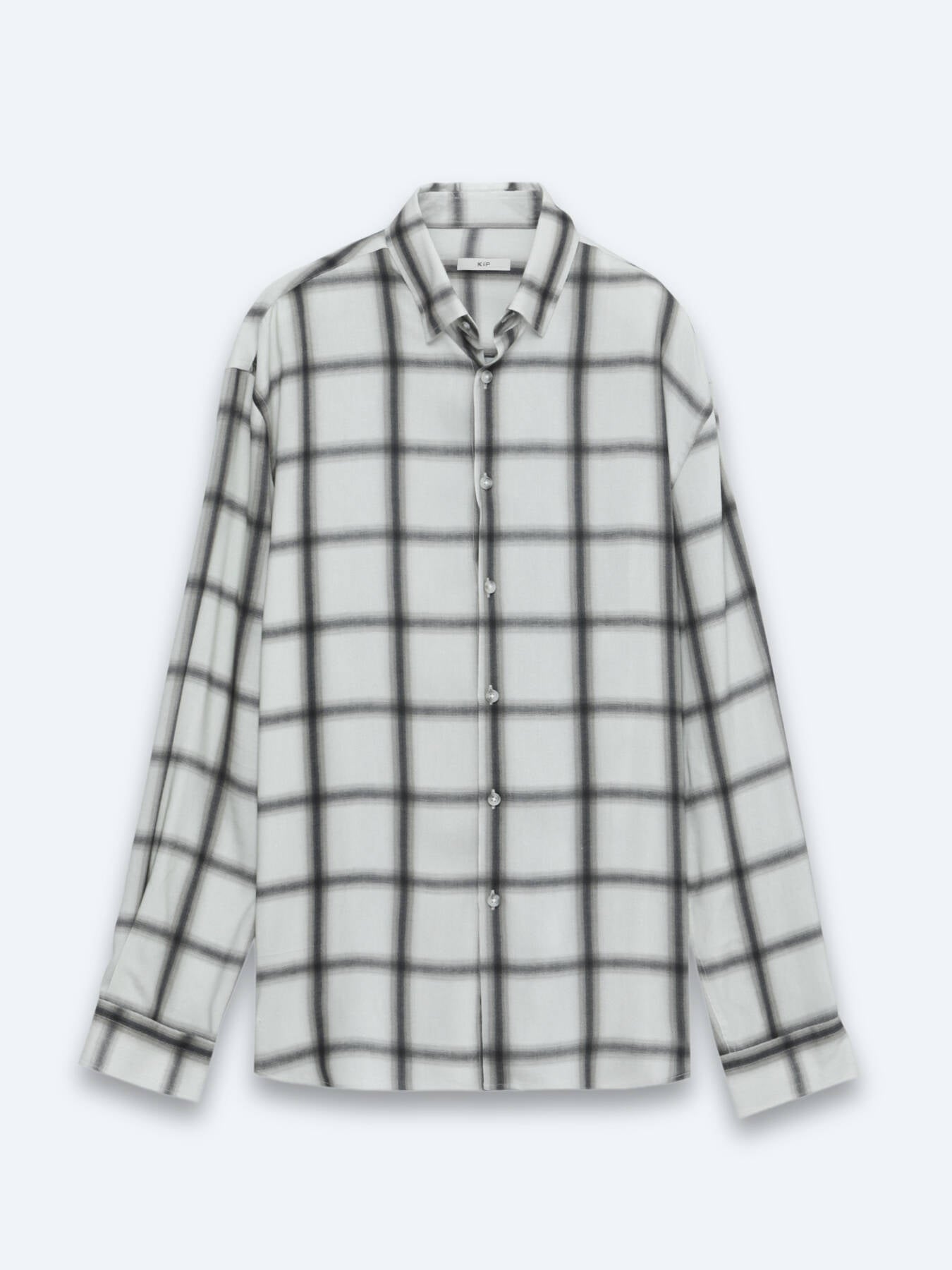 Bej Kareli Oversize Fit Uzun Dokuma Casual Gömlek