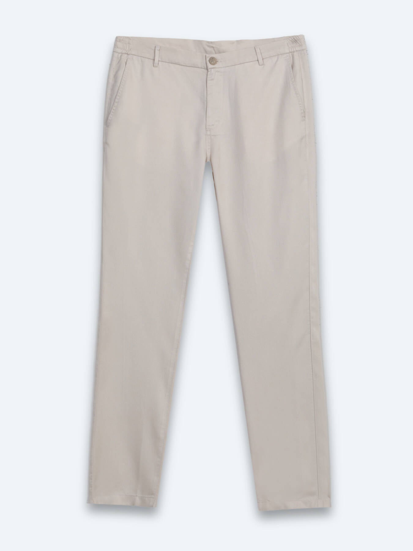 Bej Kumaş Jogging Fit Casual Pantolon