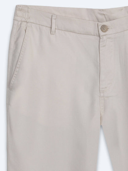 Bej Kumaş Jogging Fit Casual Pantolon