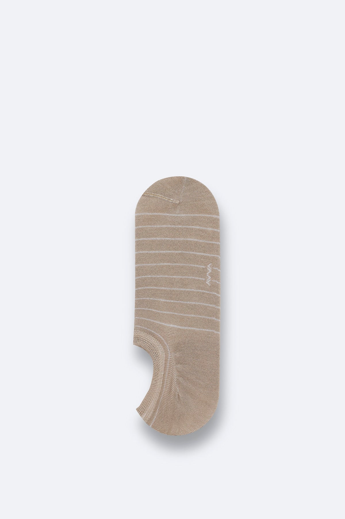 Bej Bambu Karışımlı Sneaker Çorap