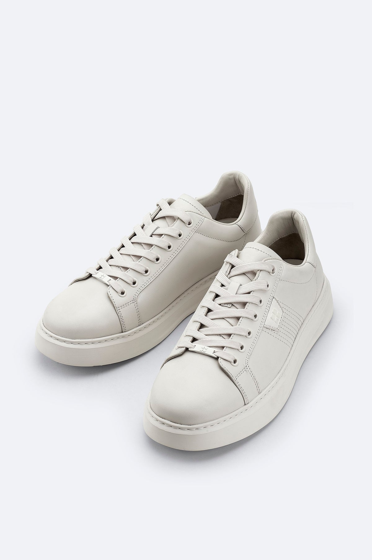 Beyaz %100 Deri Ayakkabı