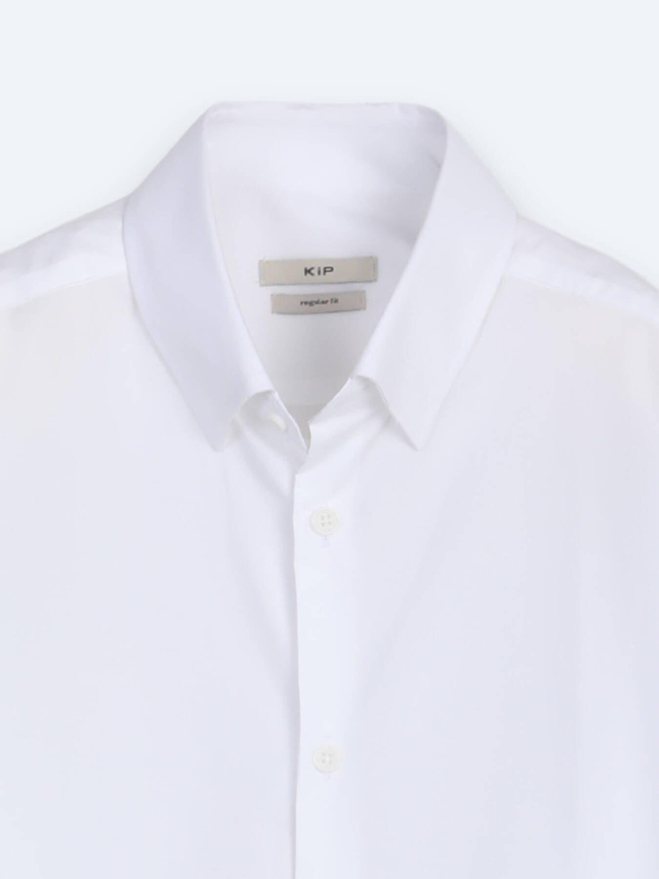 Beyaz Çizgili Regular Fit Uzun Dokuma Casual %100 Pamuk Gömlek