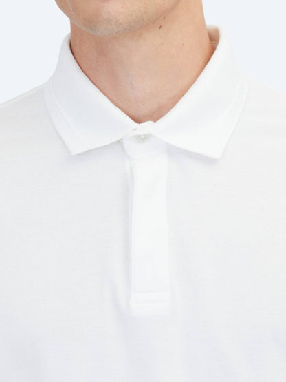 Beyaz Düz %100 Pamuk T-shirt