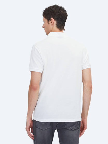 Beyaz Düz %100 Pamuk T-shirt