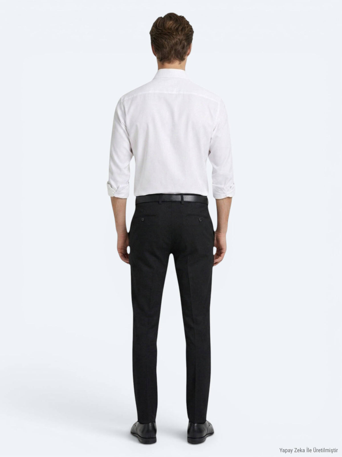 Beyaz Düz Regular Fit Uzun Casual Gömlek