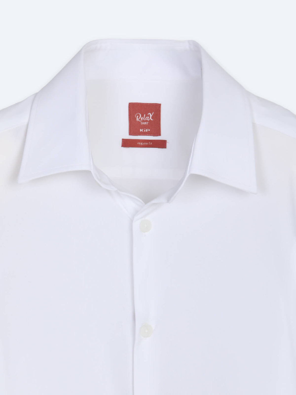 Beyaz Düz Regular Fit Uzun Casual Gömlek