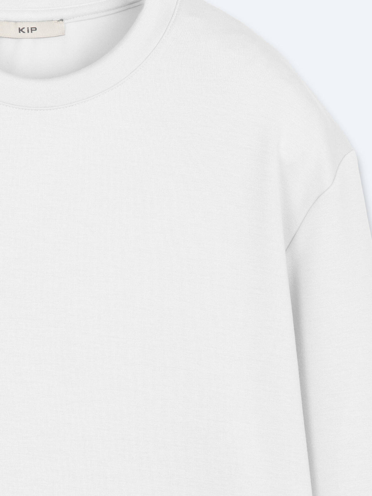Beyaz Düz Sweatshırt