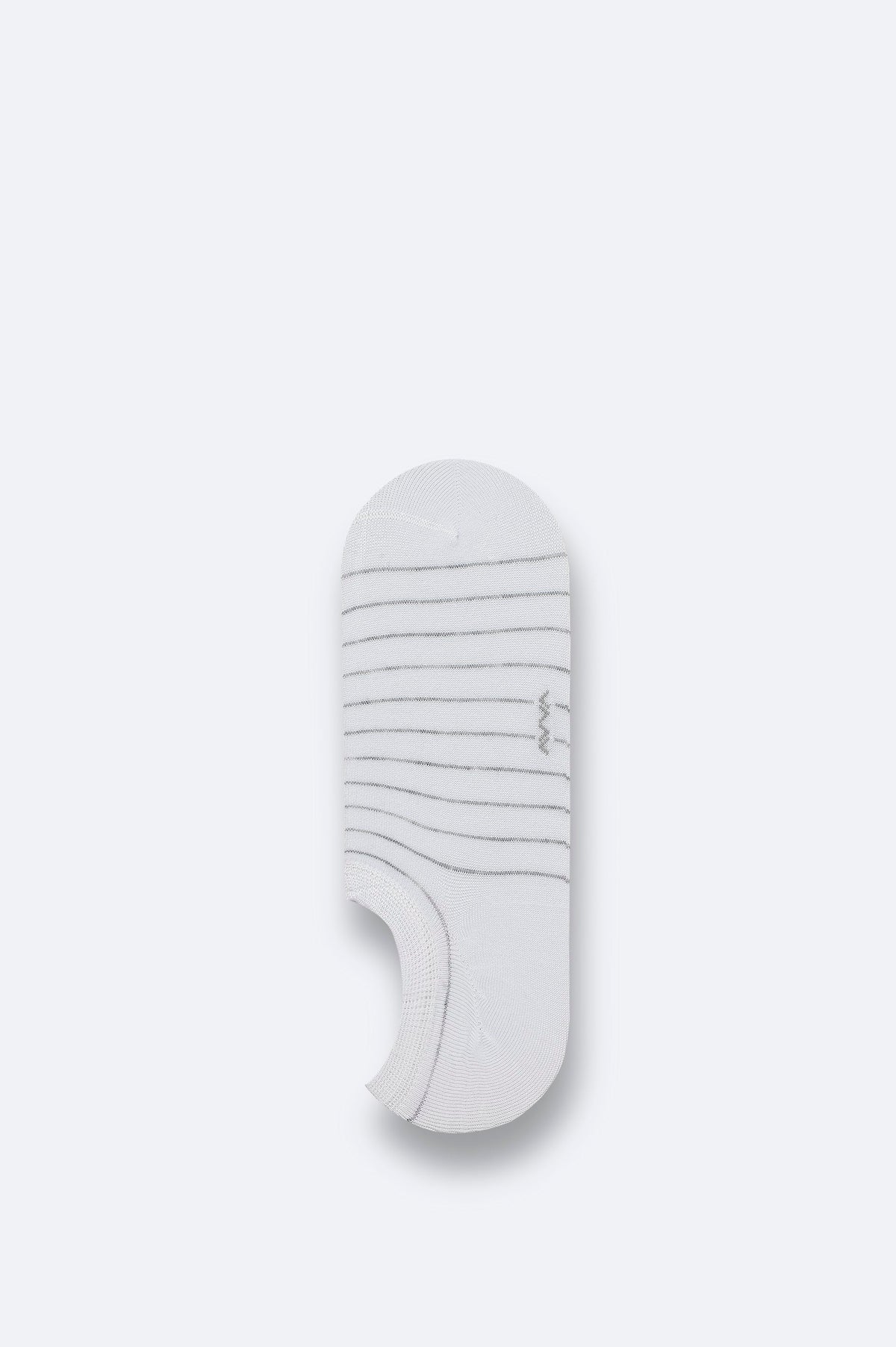 Beyaz Bambu Karışımlı Sneaker Çorap