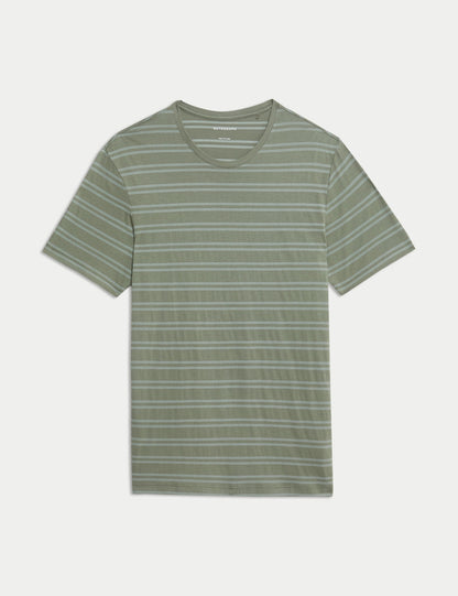 Supima® Modal Çizgili T-shirt
