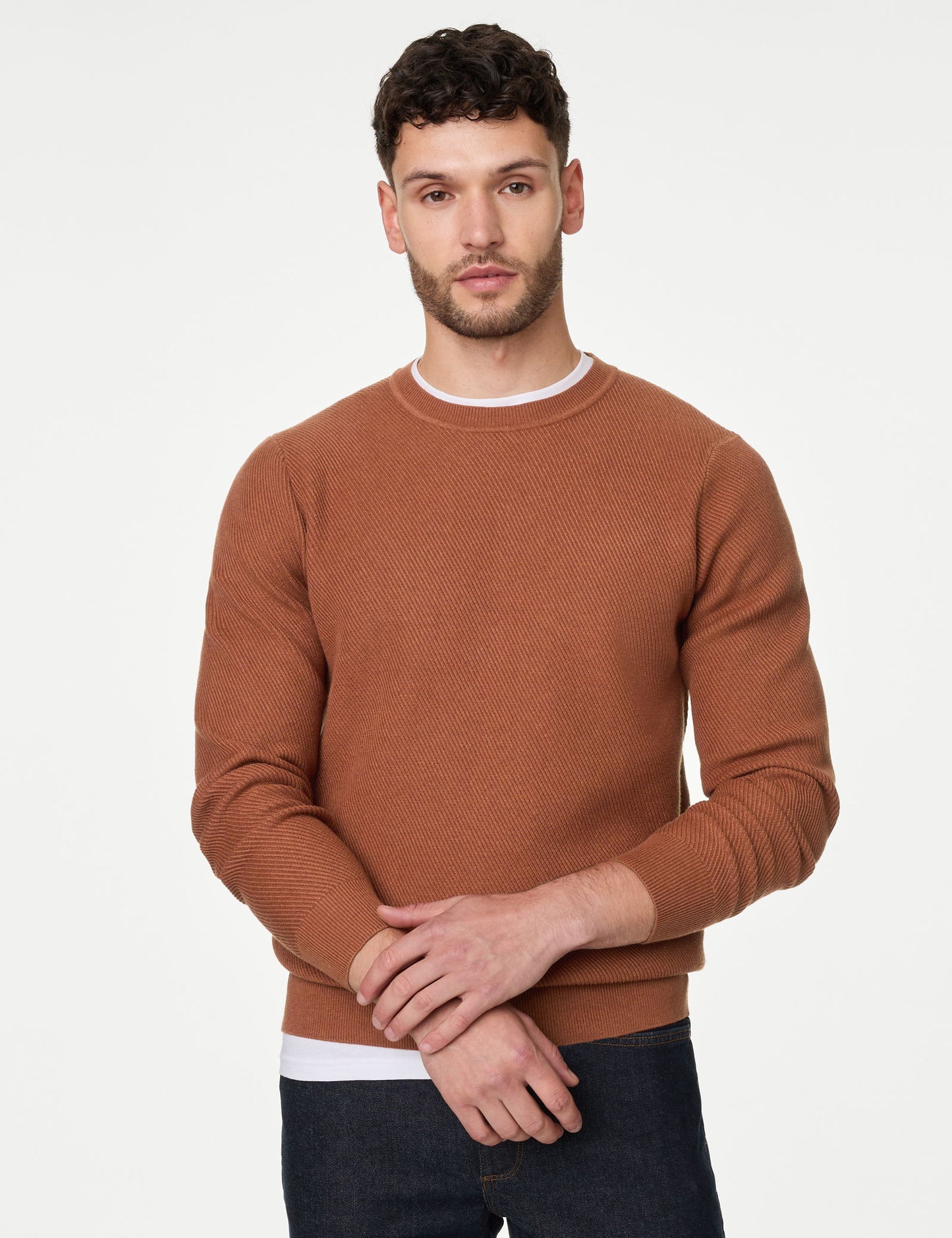 Regular Fit Yuvarlak Yaka Kazak