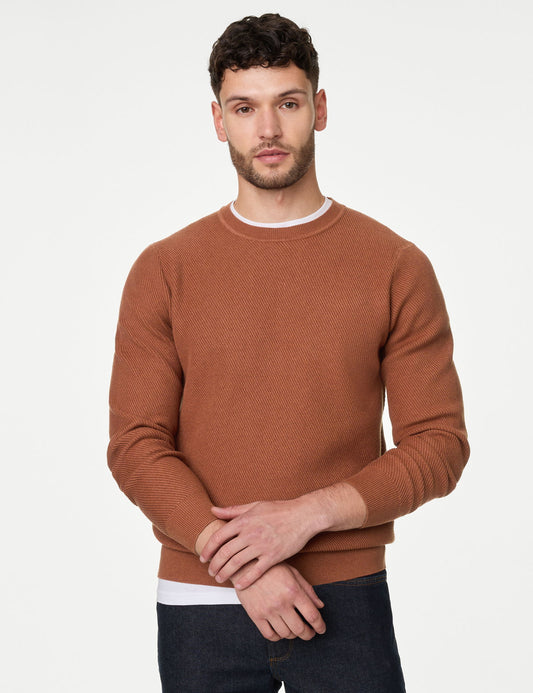 Regular Fit Yuvarlak Yaka Kazak