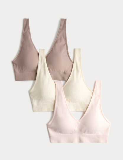 3'lü Crop Top Sütyen