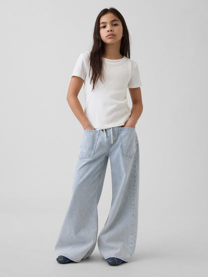 Mavi Low Rise Baggy Jean Pantolon