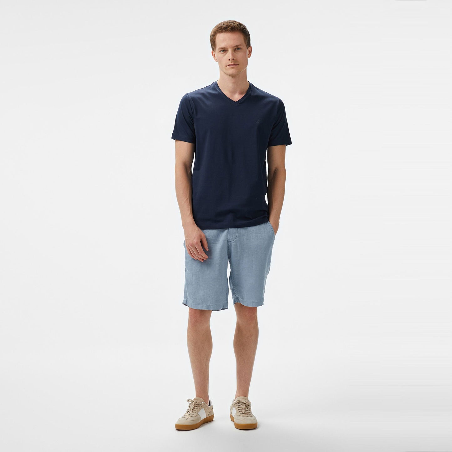 Nautica Erkek Lacivert Regular Fit T-shirt