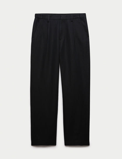 Keten Karışımlı Pantolon