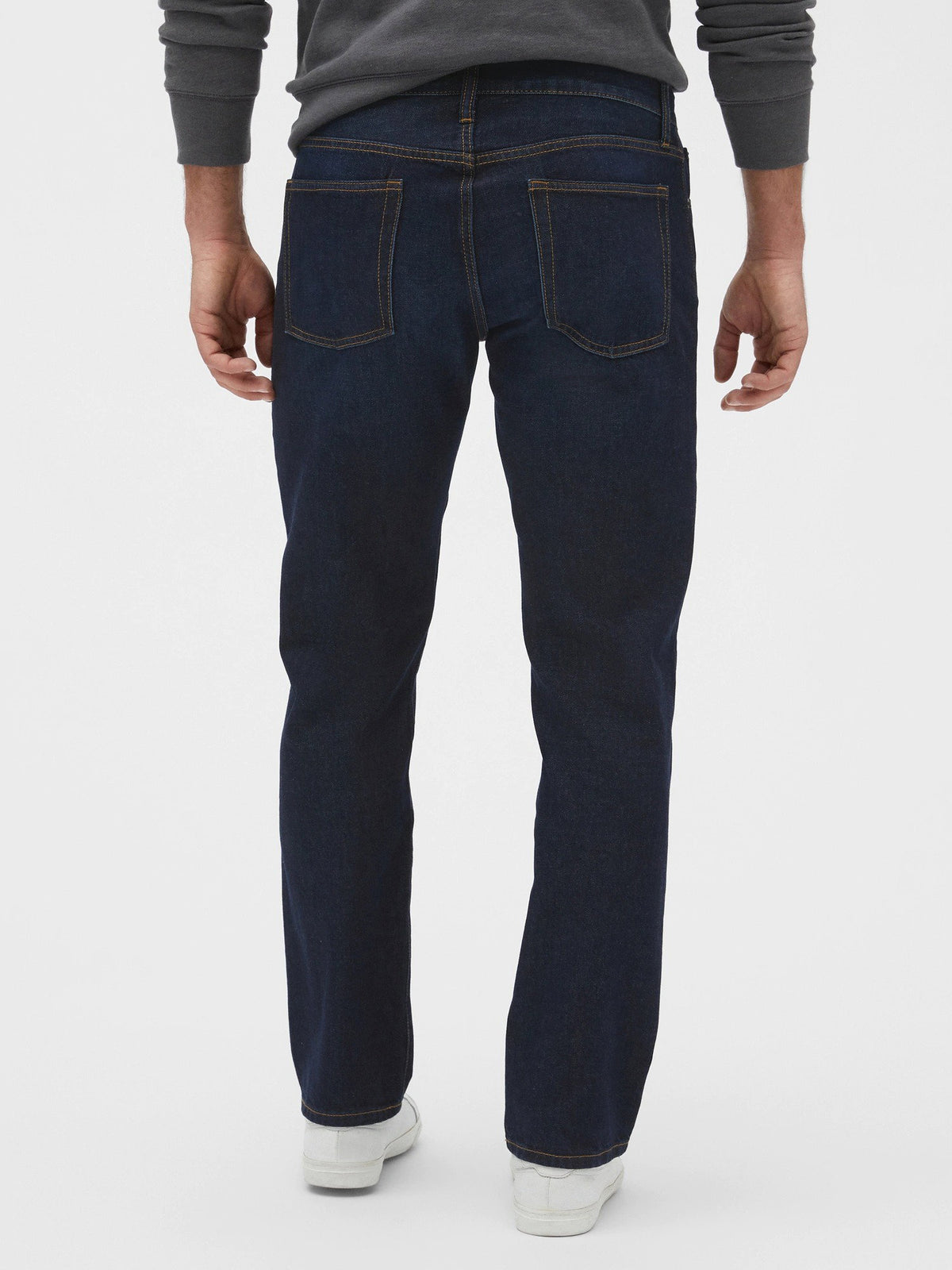 Koyu Mavi Straight Fit Jean Pantolon