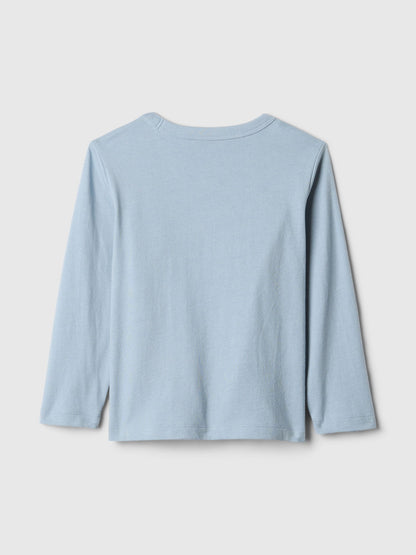 Açık Mavi Mix & Match Grafikli T-shirt