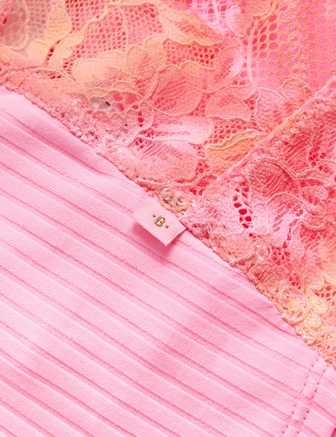 Dantel Detaylı Crop Top Sütyen