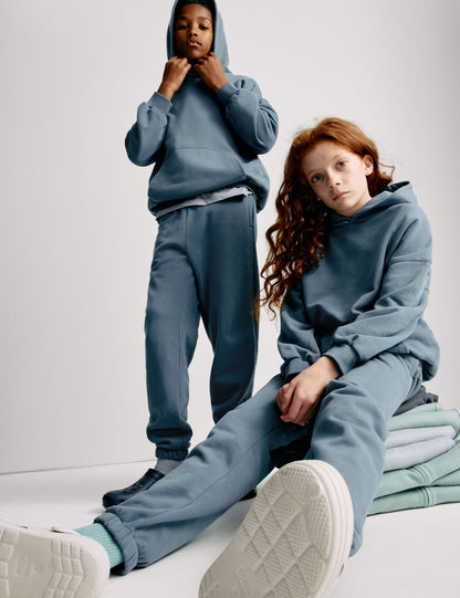 Pamuk Karışımlı Kapüşonlu Sweatshirt (6–16 Yaş)
