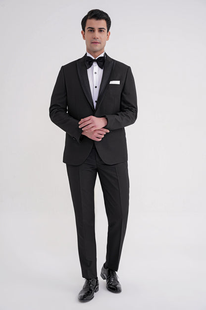 Black 083 Ef Takim Slim Siyah