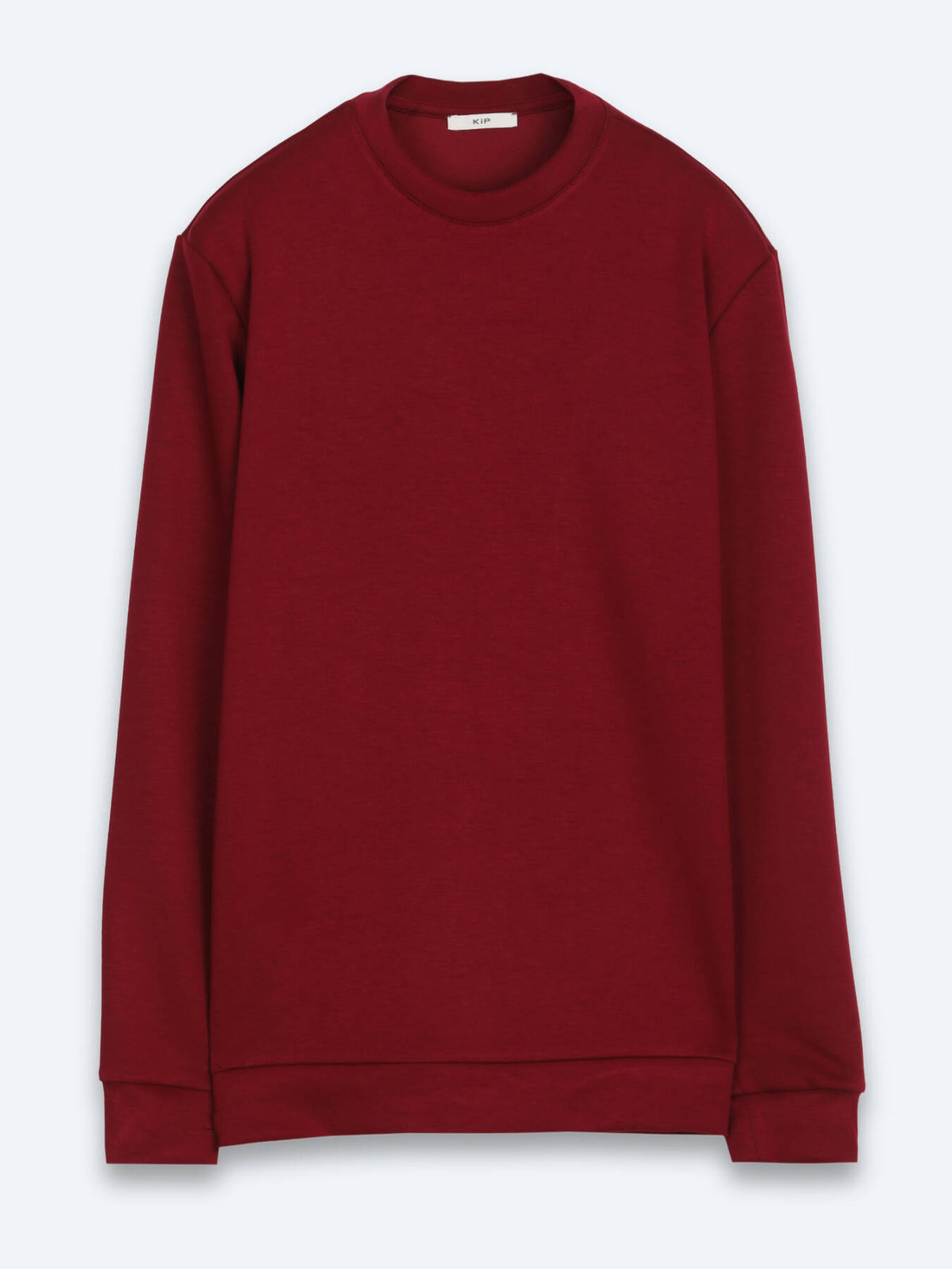 Bordo Düz Sweatshırt