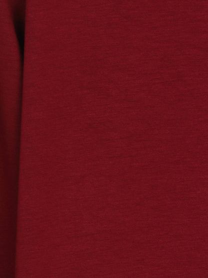 Bordo Düz Sweatshırt