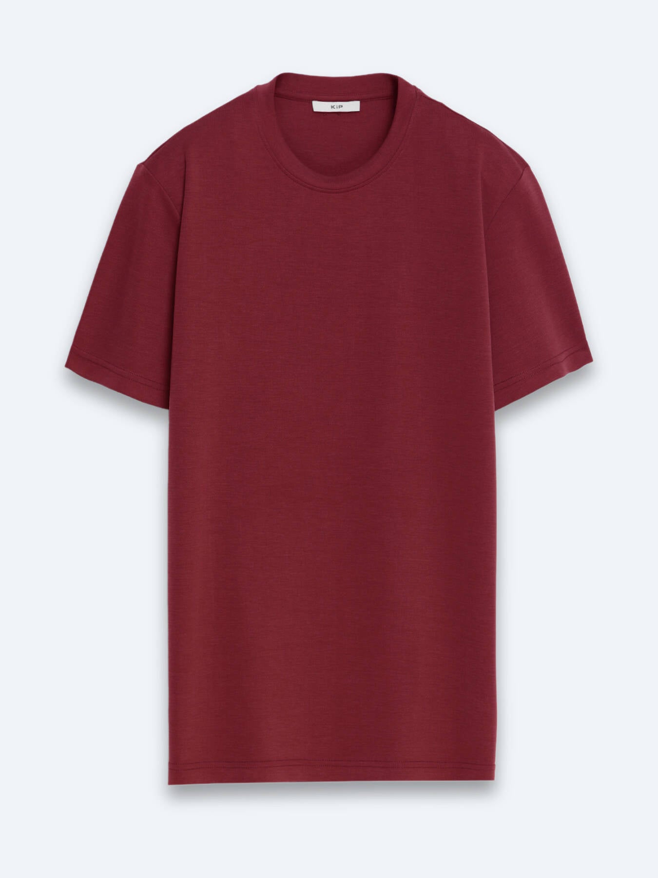 Bordo Düz T-shirt