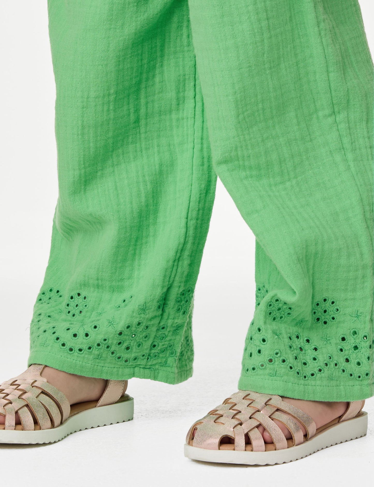 Saf Pamuklu Straight Fit Pantolon (2-7 Yaş)