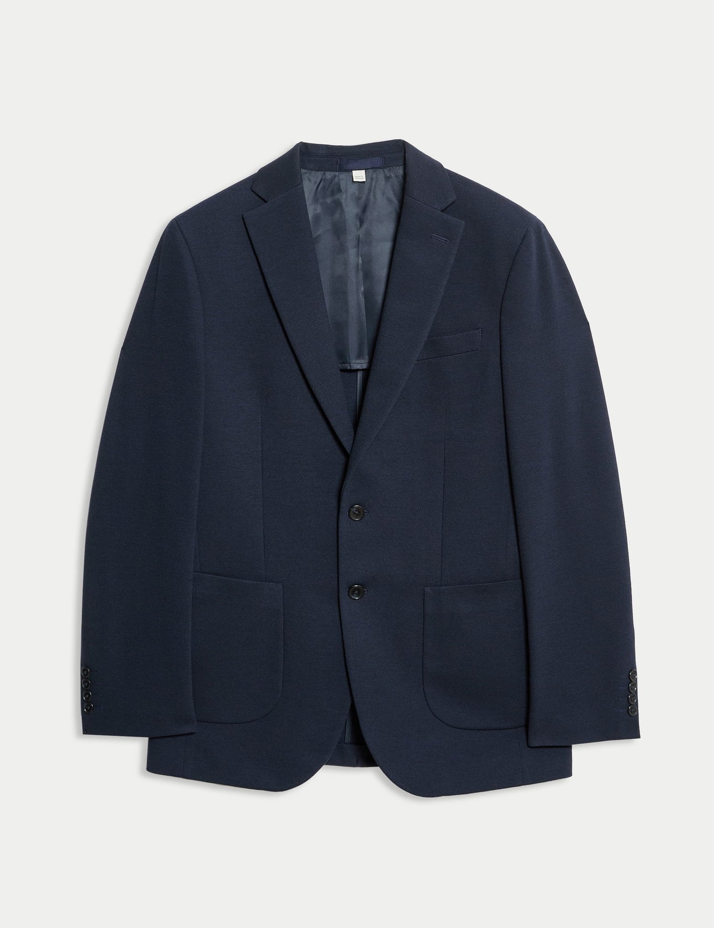 Tailored Fit Jersey Dokulu Blazer Ceket
