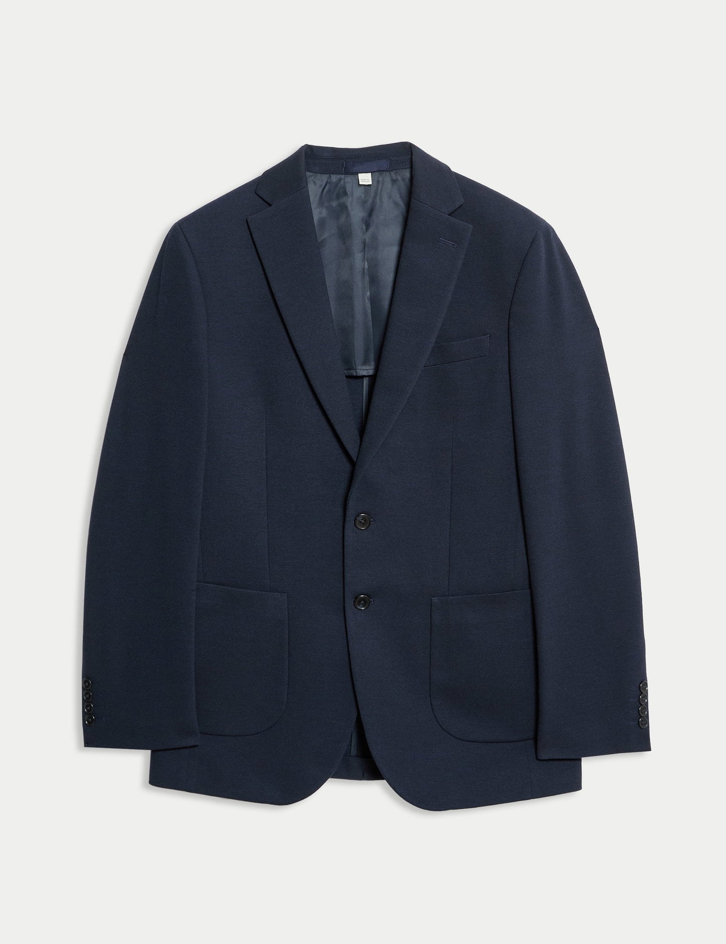 Tailored Fit Jersey Dokulu Blazer Ceket