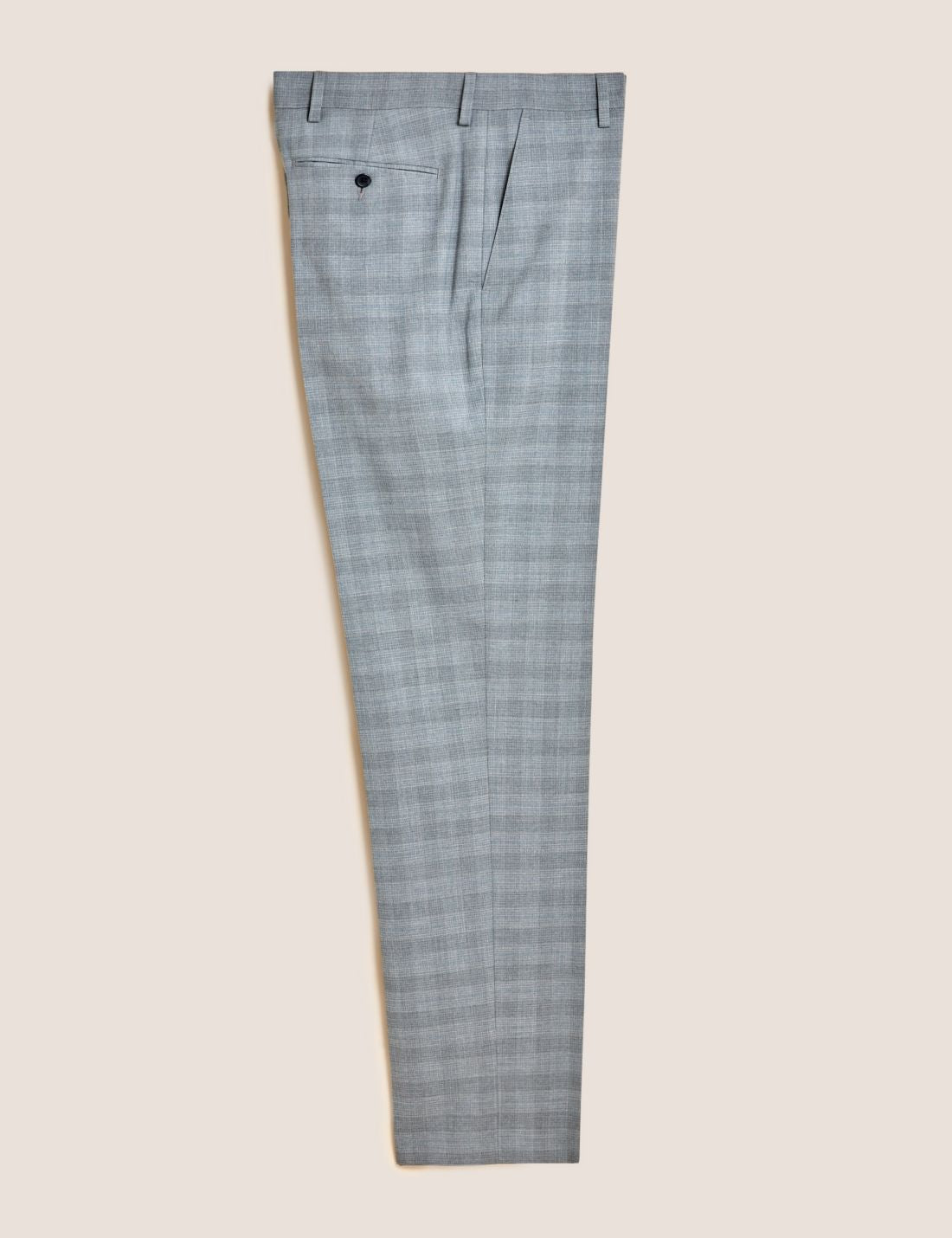 Regular Fit Ekose Desenli Pantolon