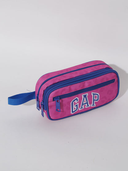 Pembe Gap Logo 3 Bölmeli Kalem Kutusu