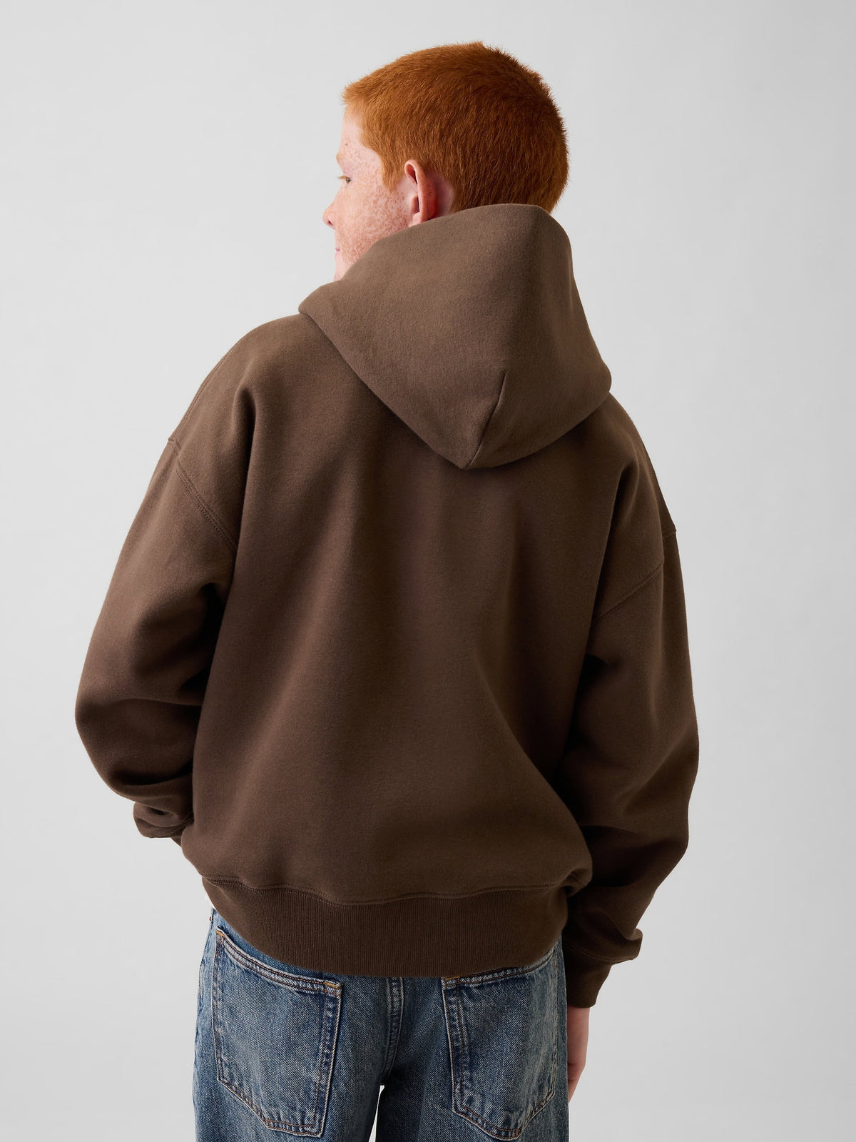 Kahverengi Vintagesoft Fermuarlı Sweatshirt