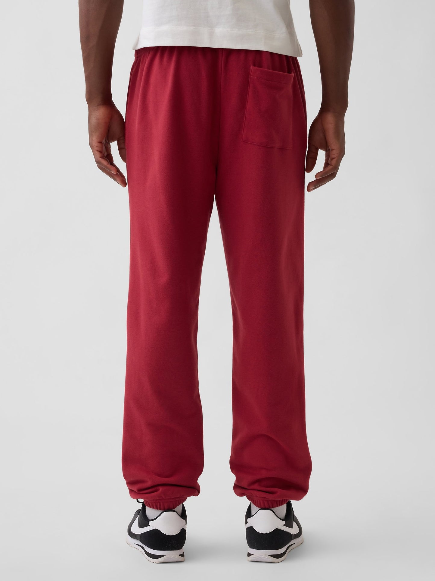 Kırmızı Vintagesoft Terry Gap Logo Relaxed Jogger Eşofman Altı