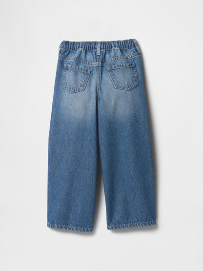 Mavi Wide-leg Kalpli Jean Pantolon
