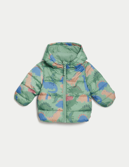 Stormwear™ Kapüşonlu Puffer Şişme Mont (0-3 Yaş)