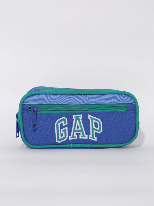 Mavi Gap Logo Üç Bölmeli Kalem Kutusu