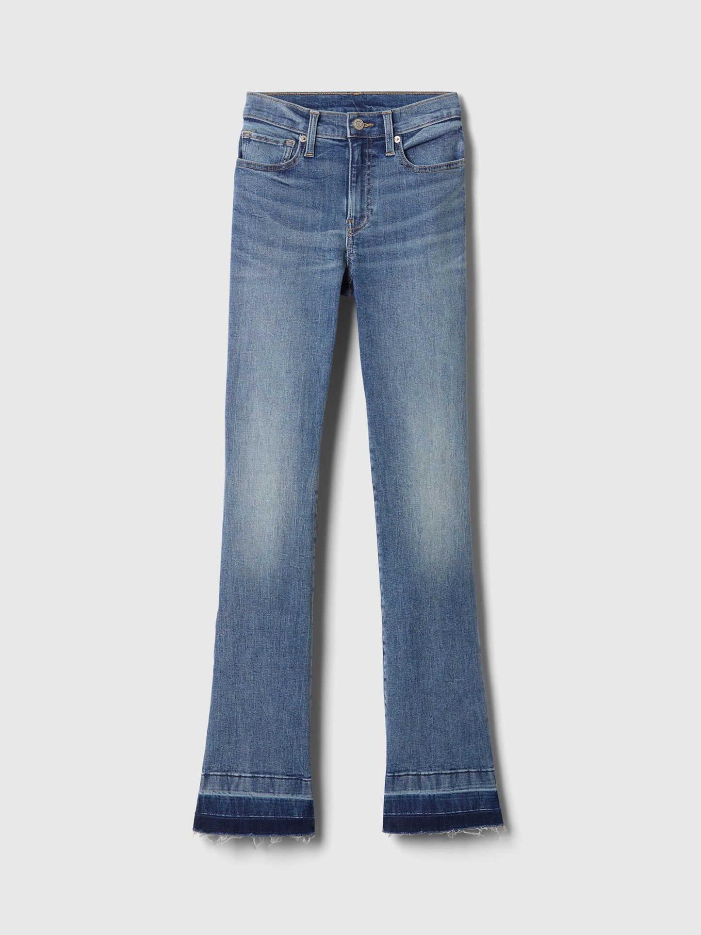 Açık Mavi Mid Rise Universal Baby Boot Jean Pantolon