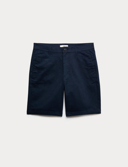 Regular Fit Streç Chino Şort