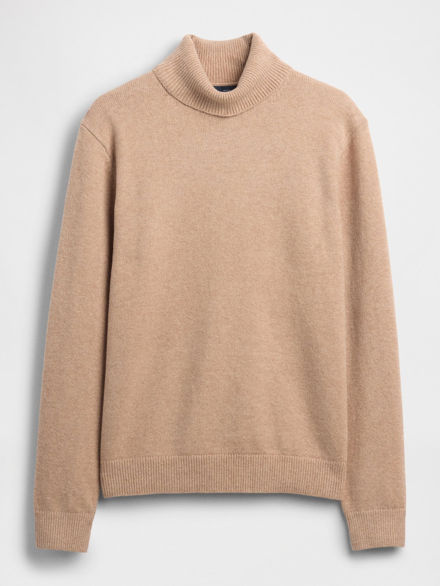 Açık Kahverengi Cashsoft Turtleneck Kazak