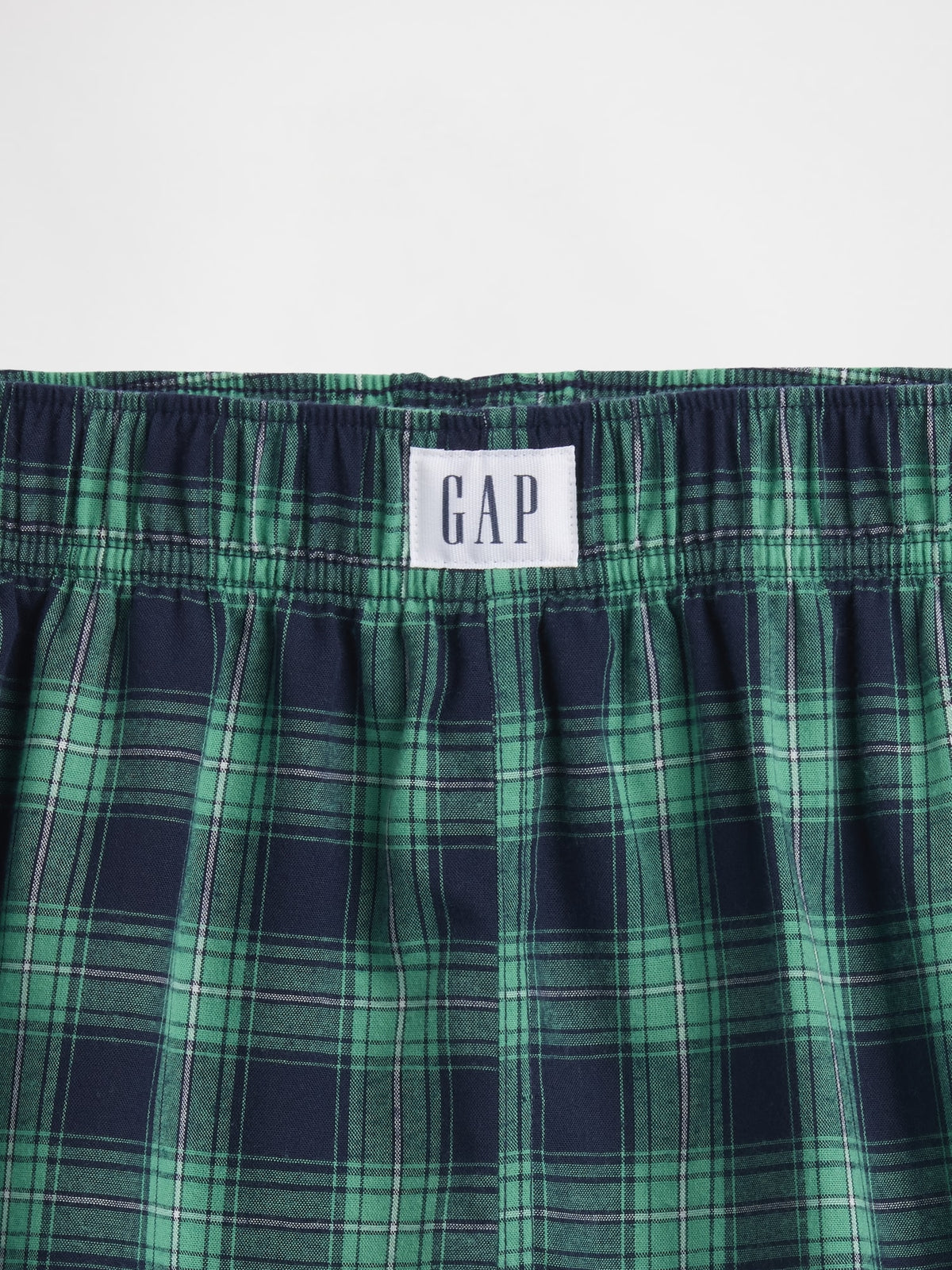 Yeşil Çocuk Geri Dönüştürülmüş Boxer Pijama Şortları