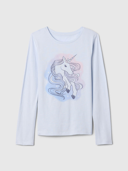 Mavi Grafikli T-shirt