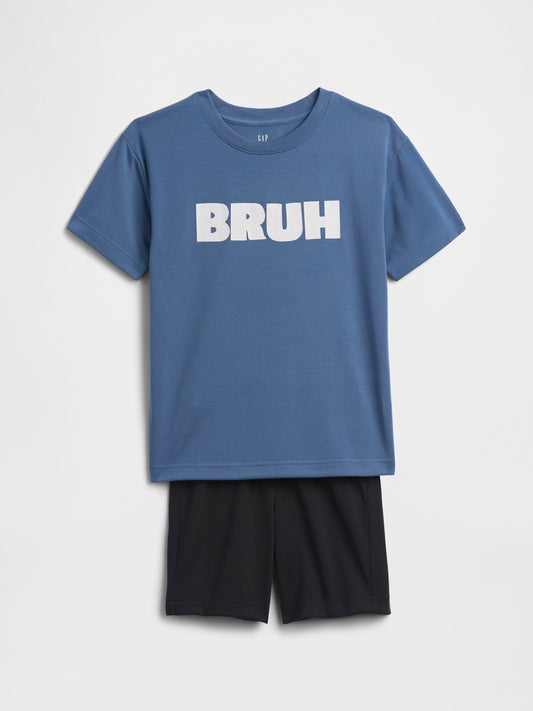 Mavi %100 Recycled Pijama Takımı