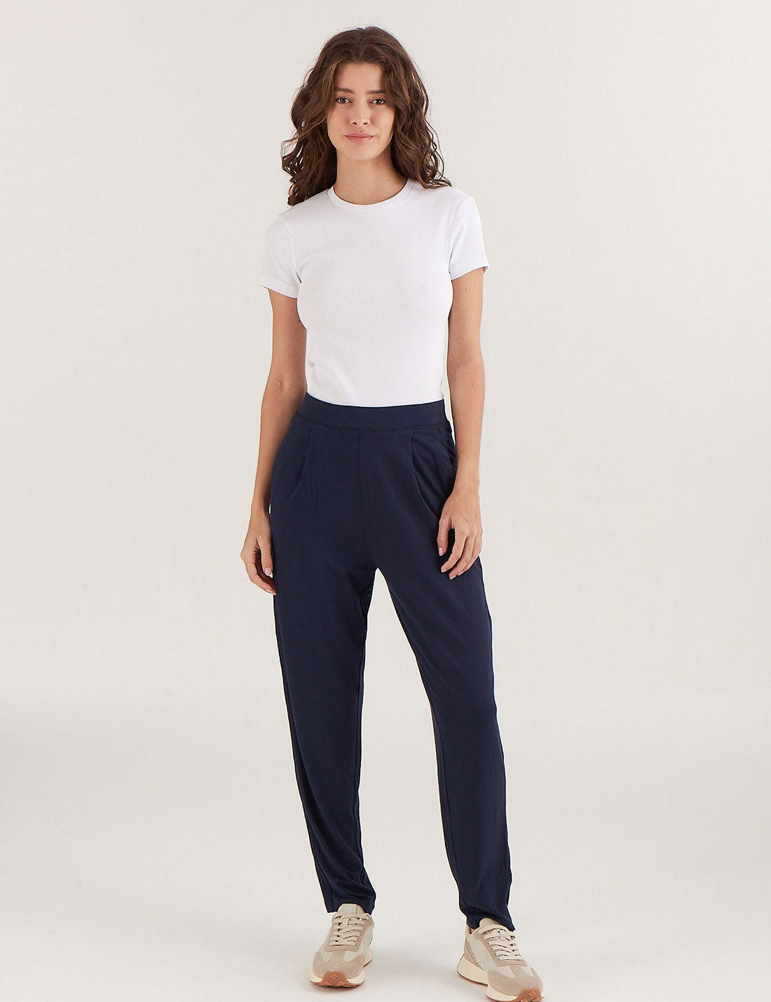 Tapered Fit Örme Pantolon