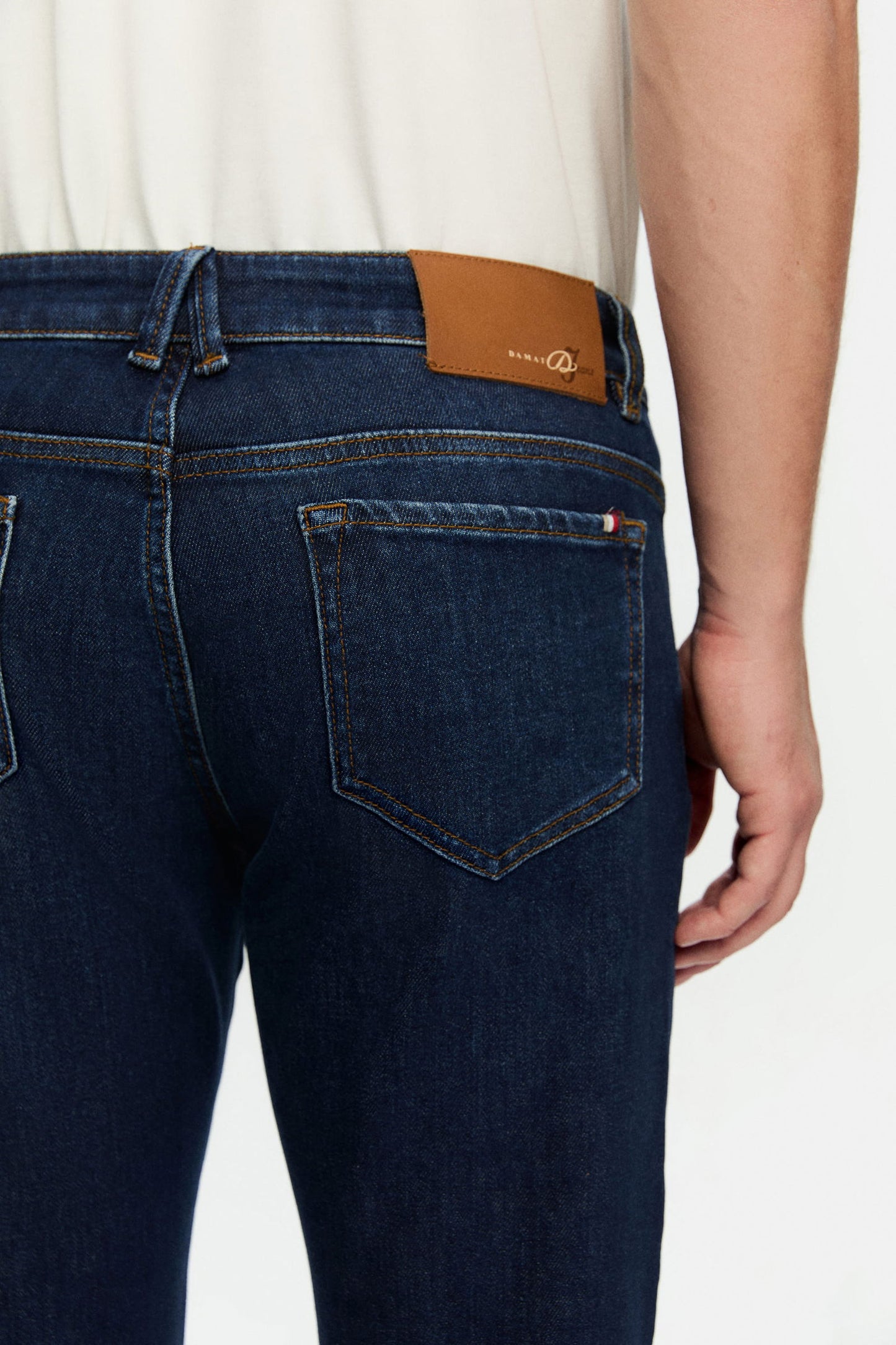 Damat Slim Fit Indigo Denim Pantolon