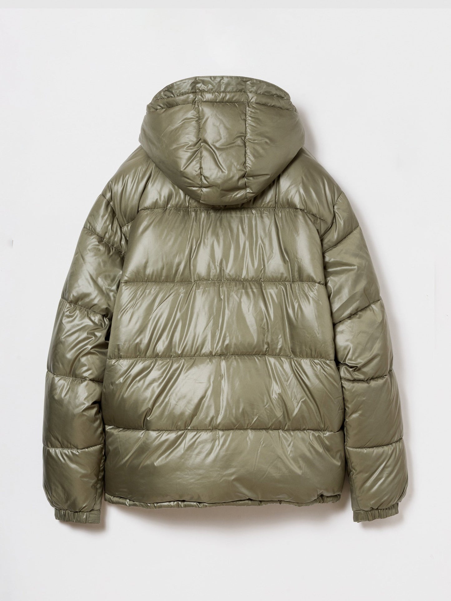 Yeşil Geri Dönüştürülmüş Heavyweight Şişme Puffer Şişme Mont