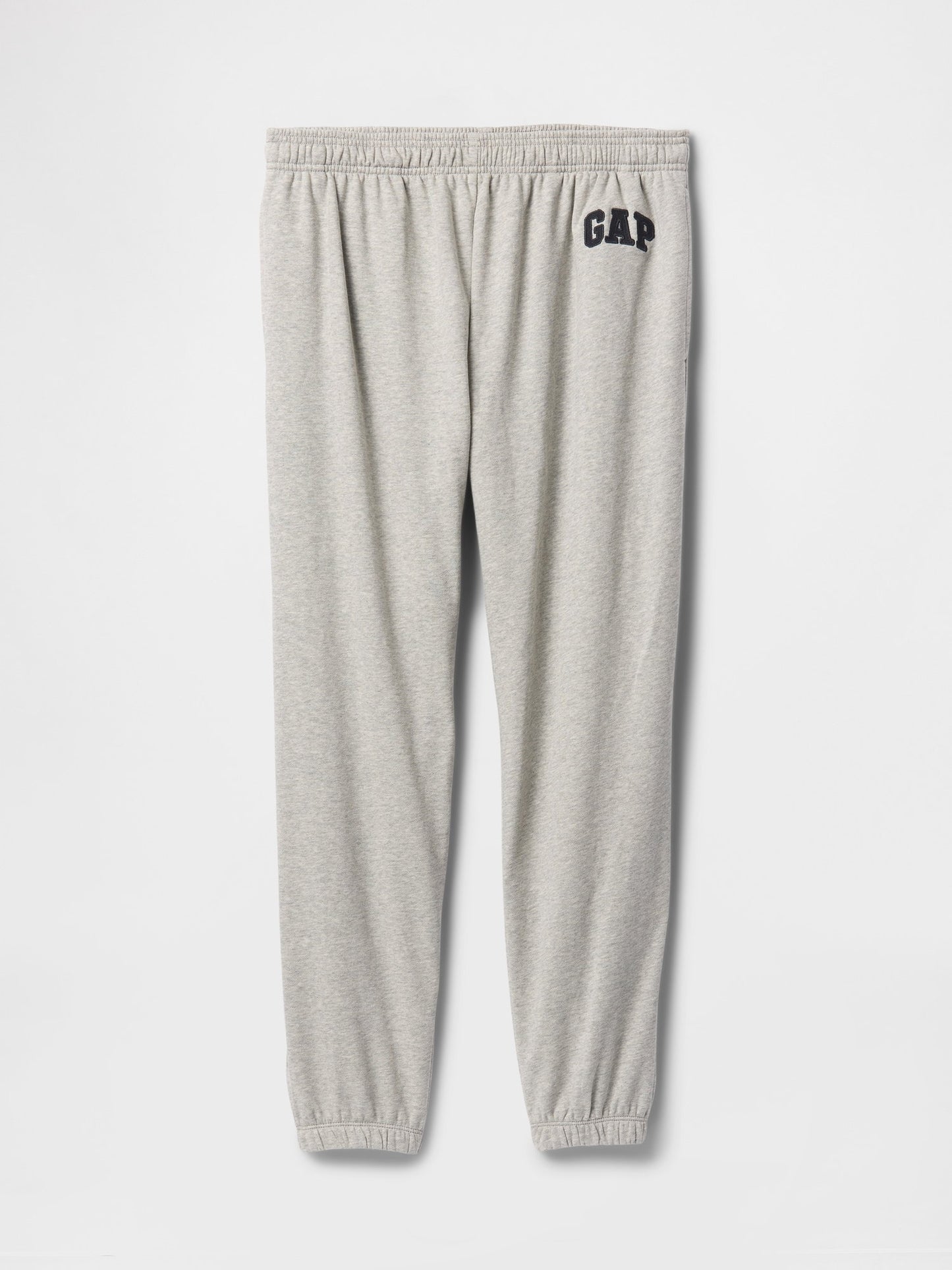 Gri Gap Logo Fransız Havlu Kumaş Jogger Eşofman Altı