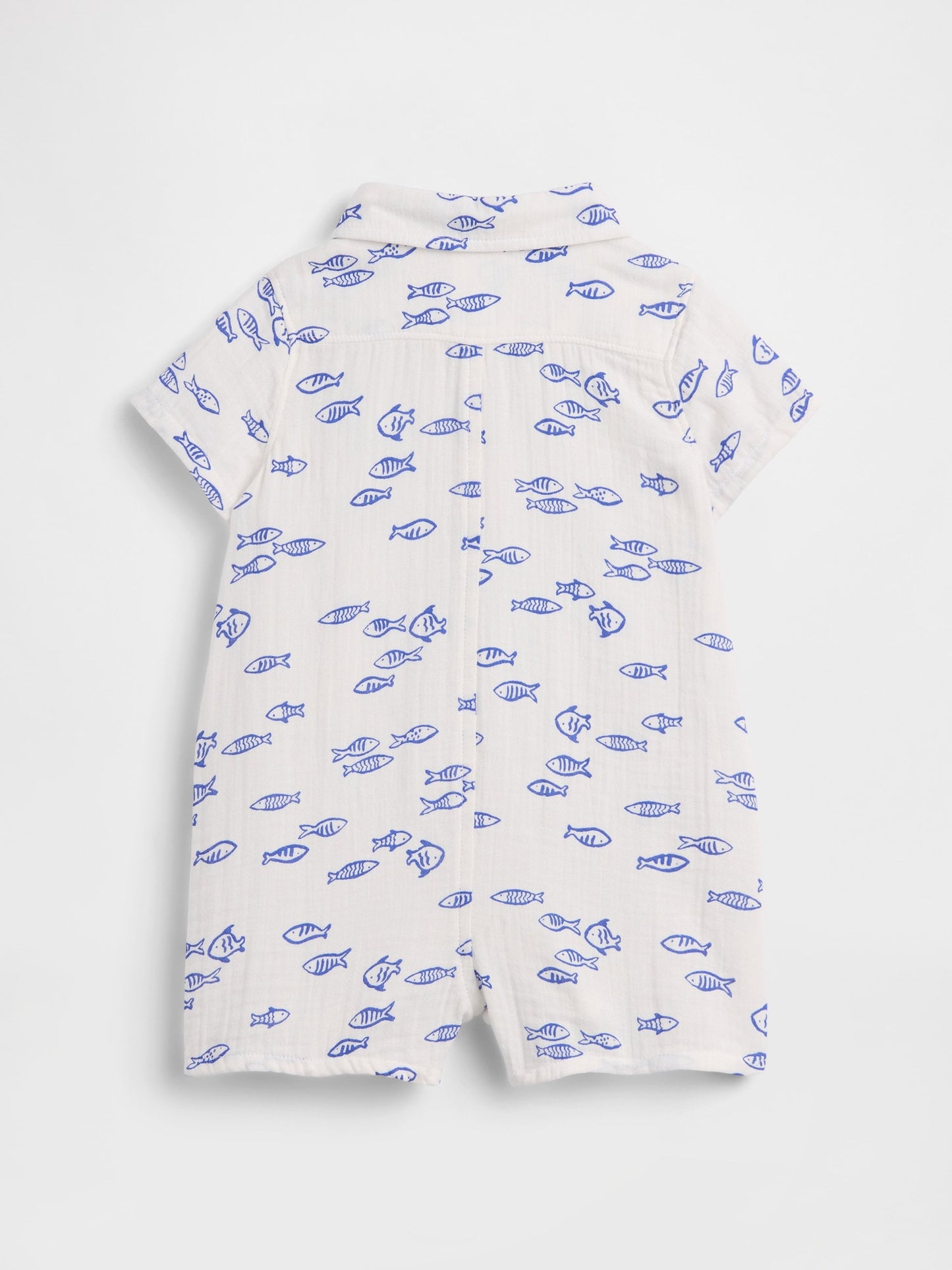 Beyaz Baby Brannan Bear Baskılı Tulum